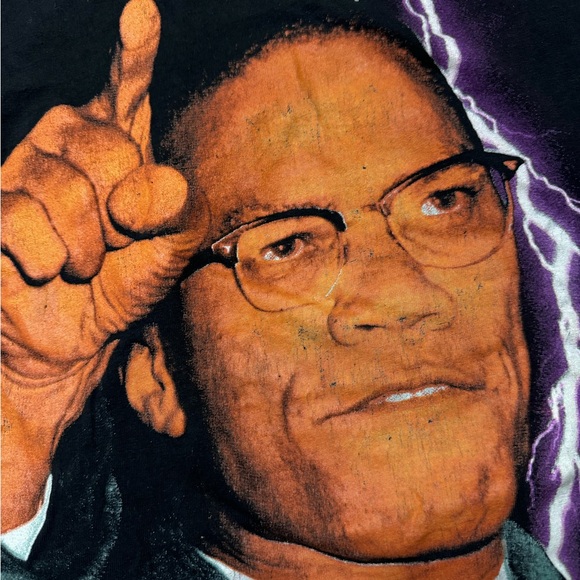 Vintage 90’s Malcom X Rap Tee - Picture 4 of 8